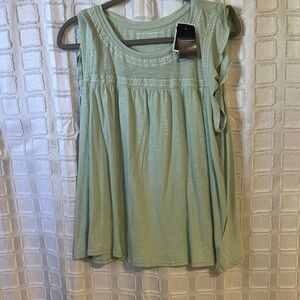 Lucky Brand Sage Green Women's Blouse